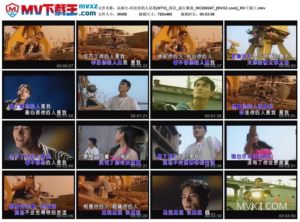 高林生-牵挂你的人是我(MTV)_国语_流行歌曲_MC206247